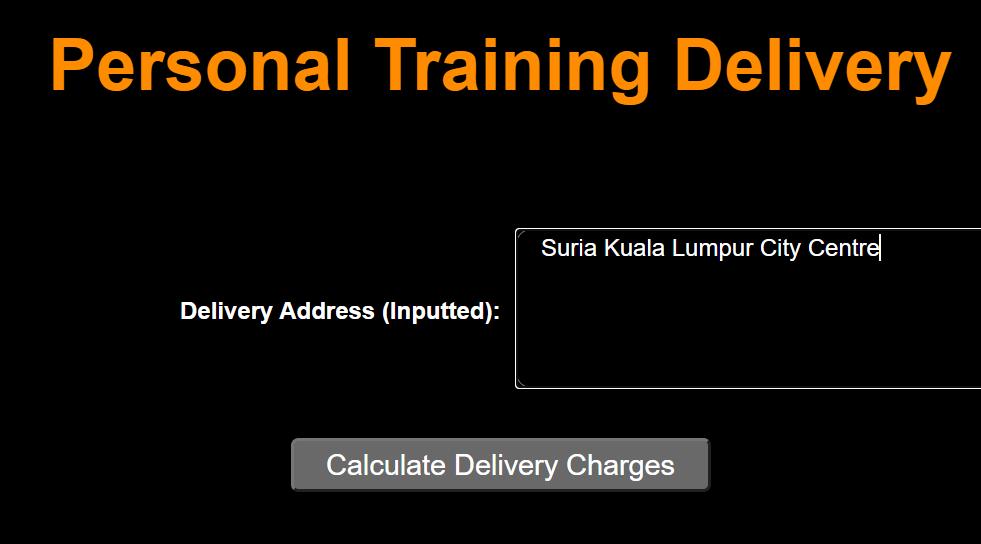 Input Address