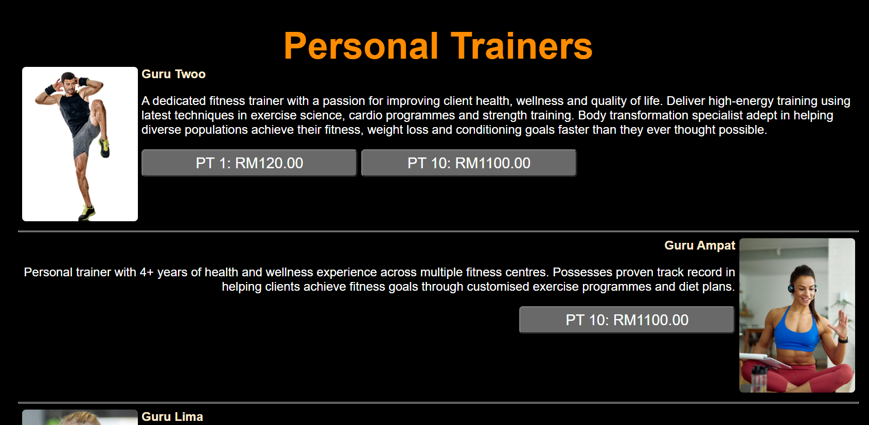 Personal Trainers