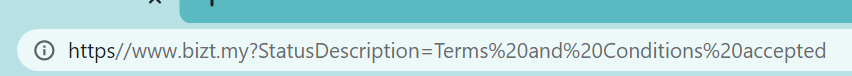 Terms and Conditions accepted