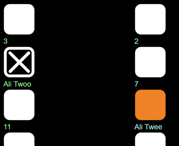 The icon changes to 'Present'